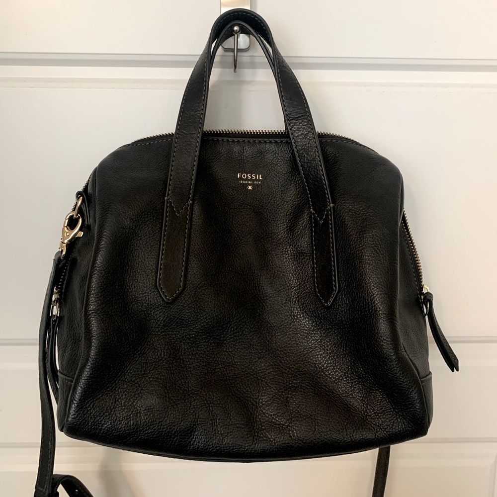 Black Fossil Handbag